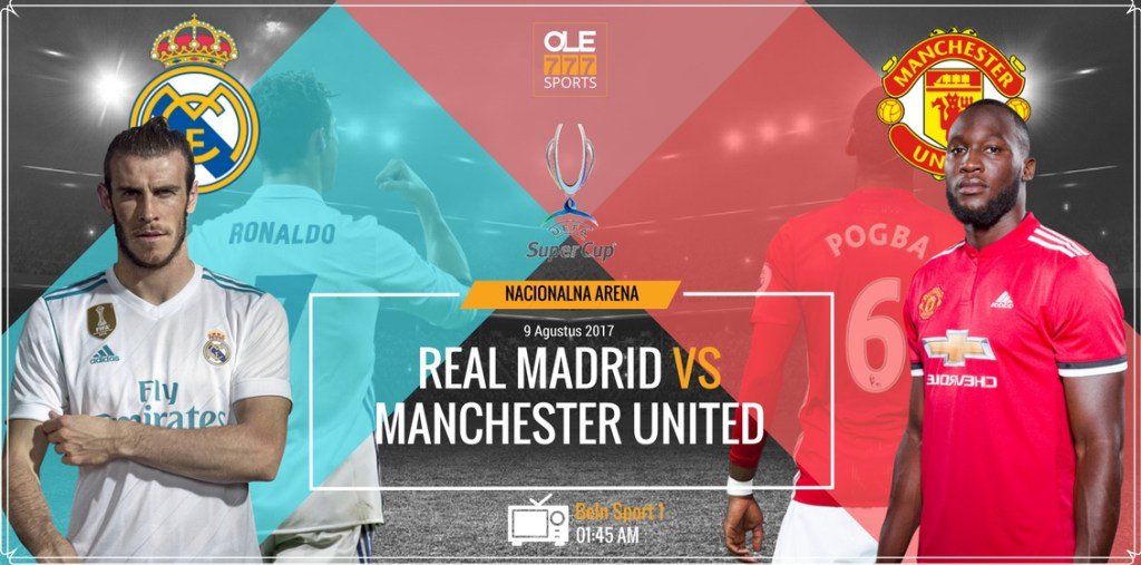 A que hora juega el Real Madrid vs Man United en Vivo