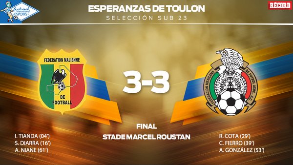 Resultado final Malí vs México Hoy Torneo de Toulon 2016 ...