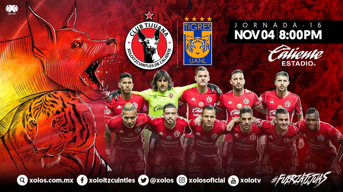 Tijuana Tigres en Vivo Azteca 7 Liga MX 2016