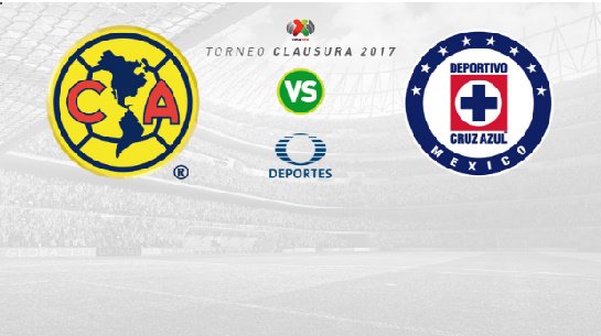 América vs Cruz Azul en Vivo por Internet Liga MX 2017