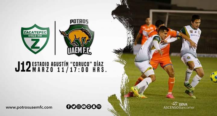 Zacatepec vs Potros UAEM en Vivo Ascenso MX 2017