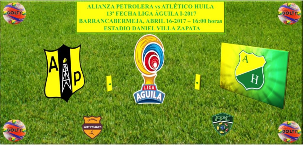 Alianza Petrolera vs Atlético Huila en Vivo Liga Águila 2017