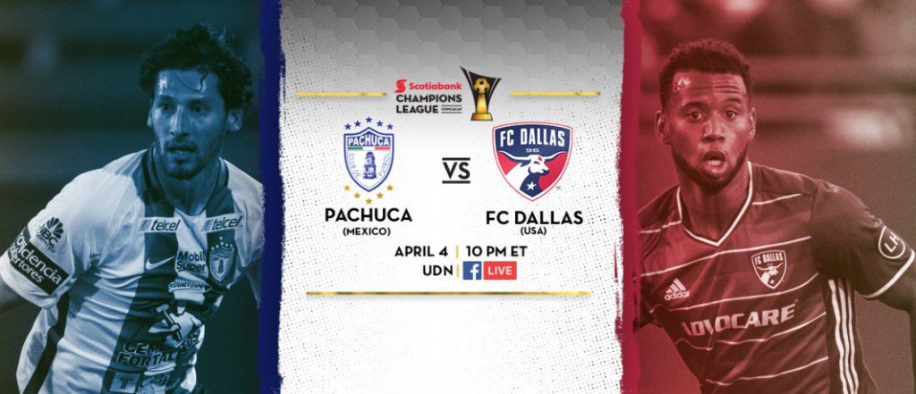 Pachuca vs Dallas en Vivo Online CONCACAF Liga de Campeones 2017