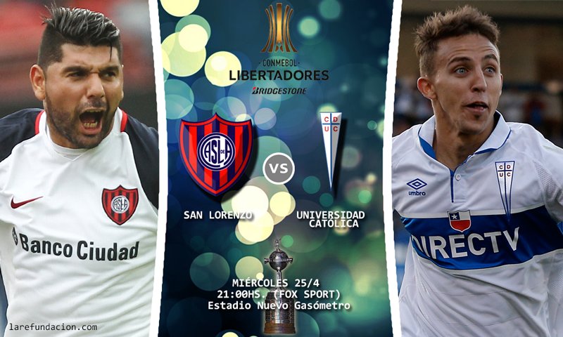 San Lorenzo vs Universidad Católica en Vivo Copa Libertadores 2017