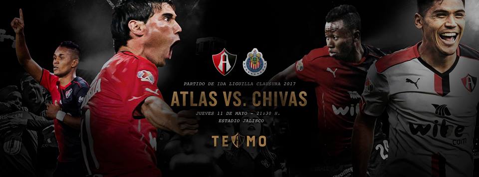 Atlas vs Chivas en Vivo por Internet Liguilla Liga MX 2017