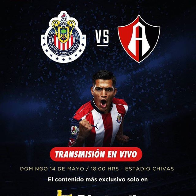 Chivas vs Atlas en Vivo por Chivas TV Liga MX 2017