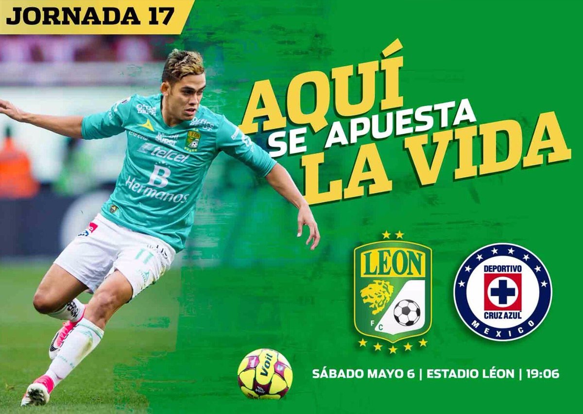 León vs Cruz Azul en Vivo Hoy Liga MX 2017