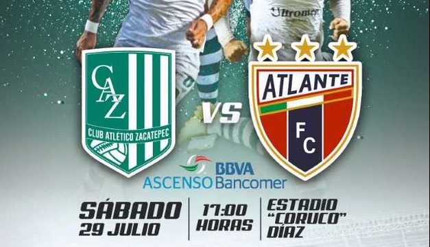 Atlético Zacatepec vs Atlante en Vivo Ascenso MX 2017