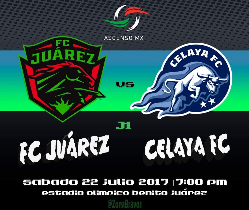 Juarez vs Celaya en Vivo Jornada 1 Ascenso MX 2017