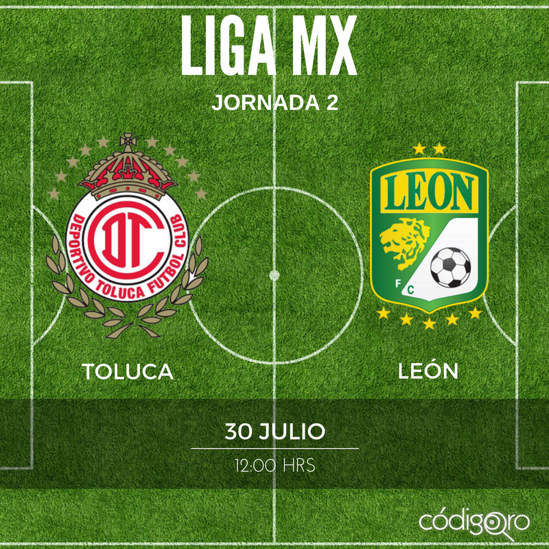 Partido Toluca vs León en Vivo Liga MX 2017