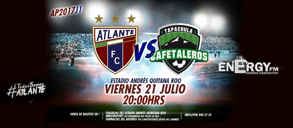 Ver Atlante vs Cafetaleros en Vivo Ascenso MX 2017