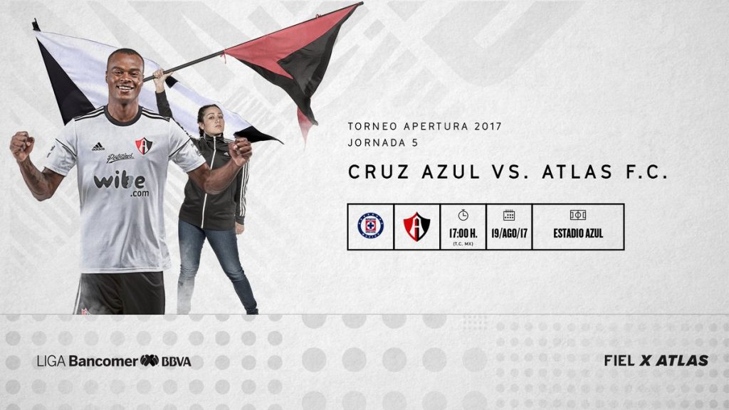 A que hora juega Cruz Azul vs Atlas en Vivo Liga MX 2017