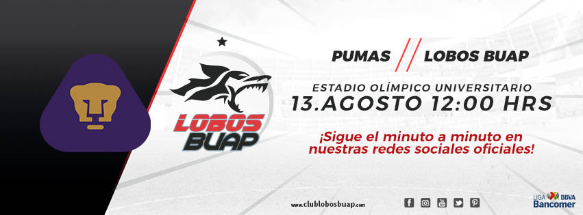 Partido Pumas vs Lobos BUAP en Vivo Liga MX 2017
