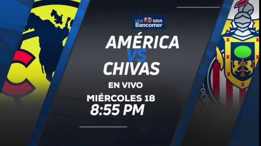 Canal 5 América vs Chivas en Vivo Liga MX 2017