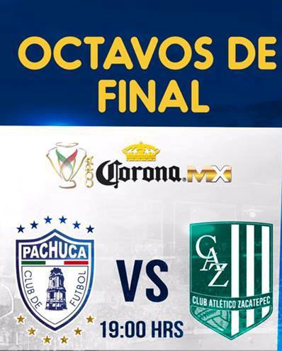 Fox Sports Pachuca vs Zacatepec en Vivo Copa MX 2017