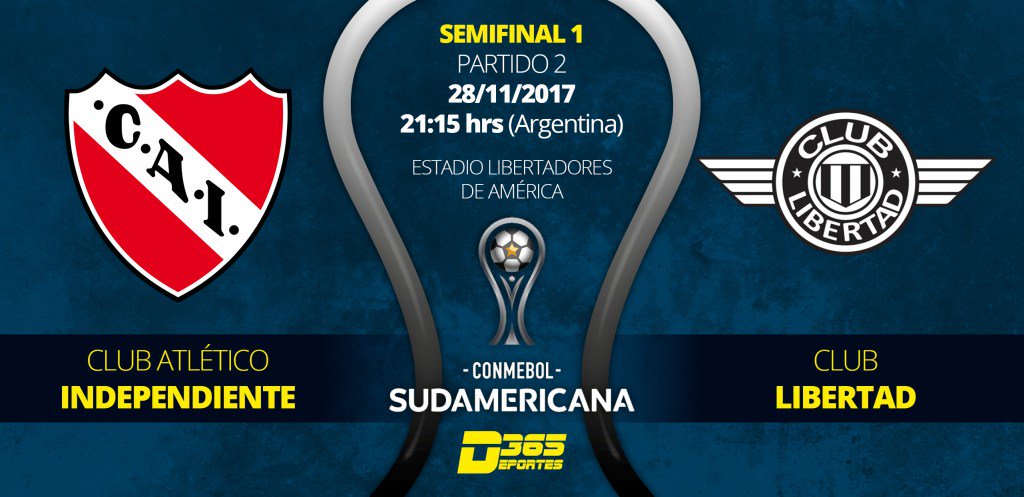 a que hora juega Independiente vs Libertad en Vivo Copa Sudamericana 2017