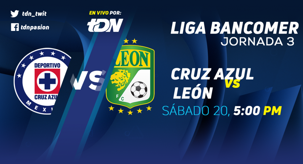 En que canal juega Cruz Azul vs León en Vivo Liga MX 2018
