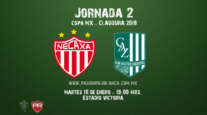 Necaxa vs Atlético Zacatepec en Vivo Copa MX 2018