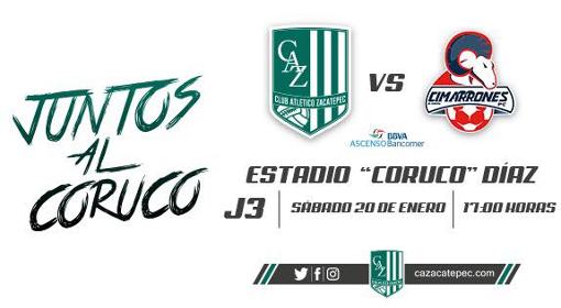 Zacatepec vs Cimarrones en Vivo 2018 Ascenso MX 2018