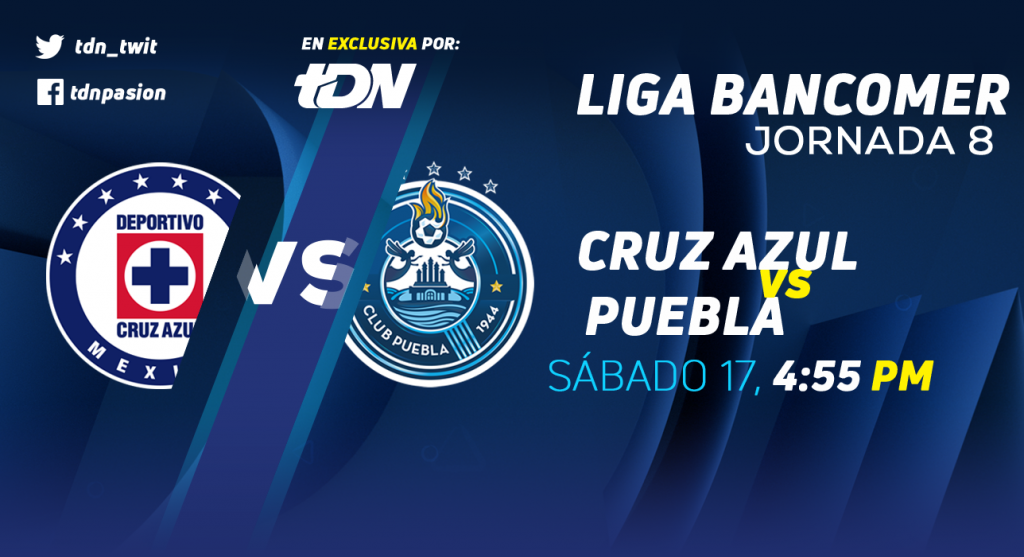 Cruz Azul vs Puebla en Vivo Liga MX 2018
