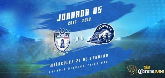 Pachuca vs Celaya en Vivo Copa MX 2018