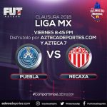 Puebla vs Necaxa en Vivo Liga MX 2018