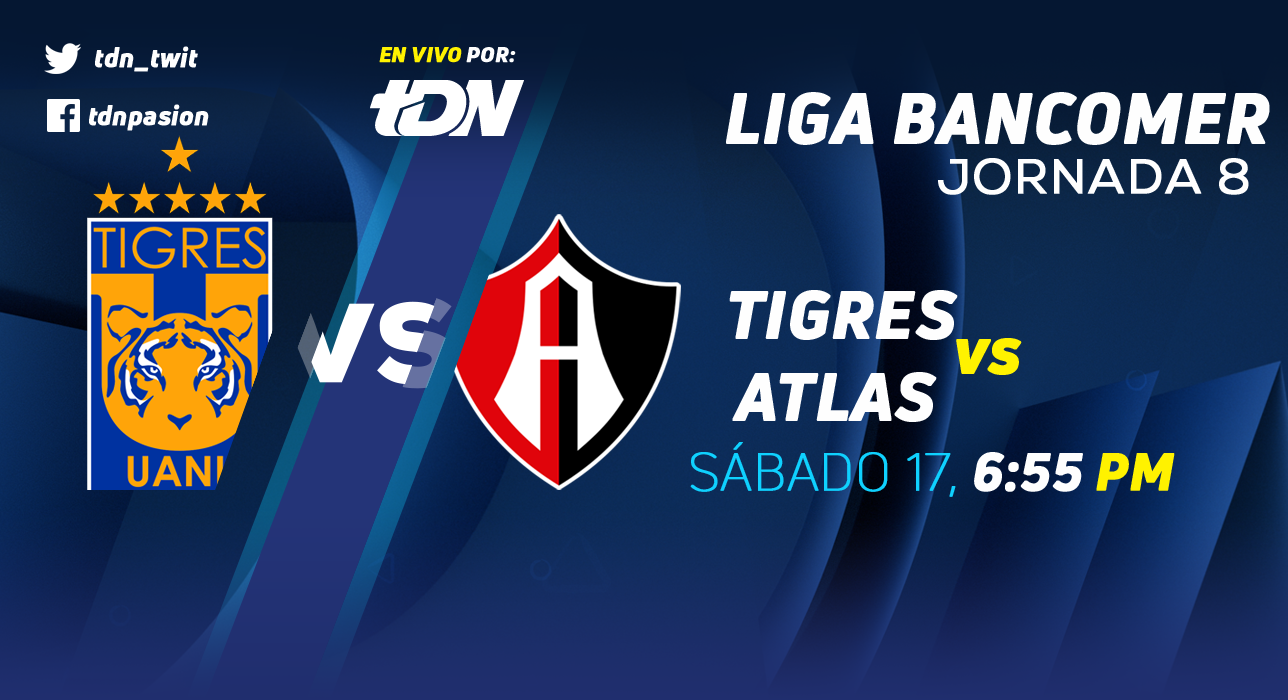 Tigres vs Atlas en Vivo Liga MX 2018