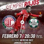 Toluca vs Santos en Vivo por Univision TDN Copa MX 2018