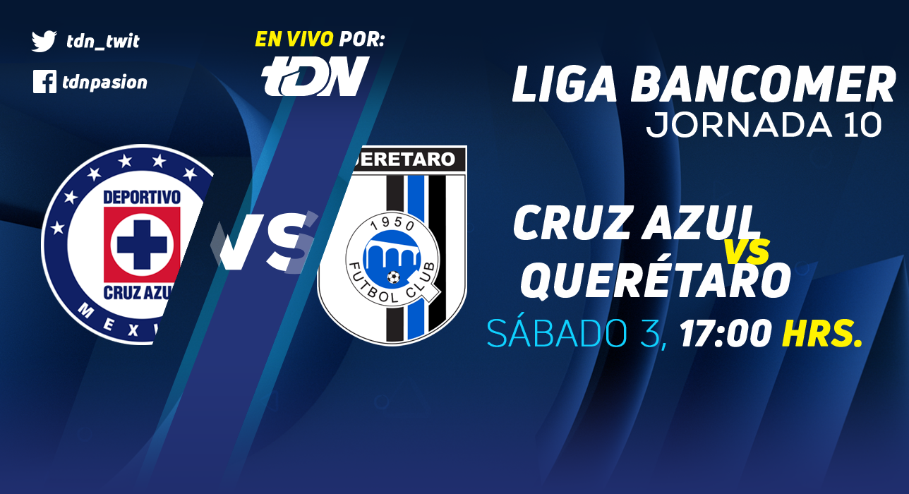 Cruz Azul vs Querétaro en Vivo Liga MX 2018