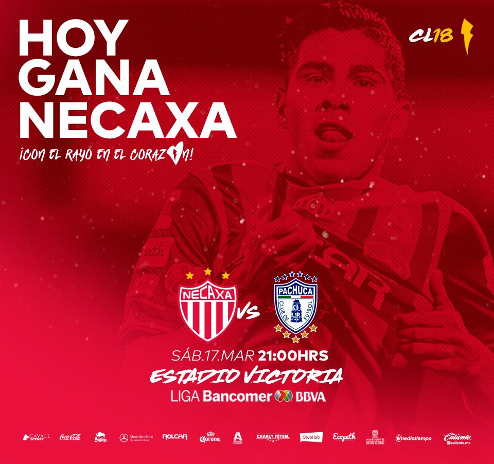 Necaxa vs Pachuca en Vivo Liga MX 2018