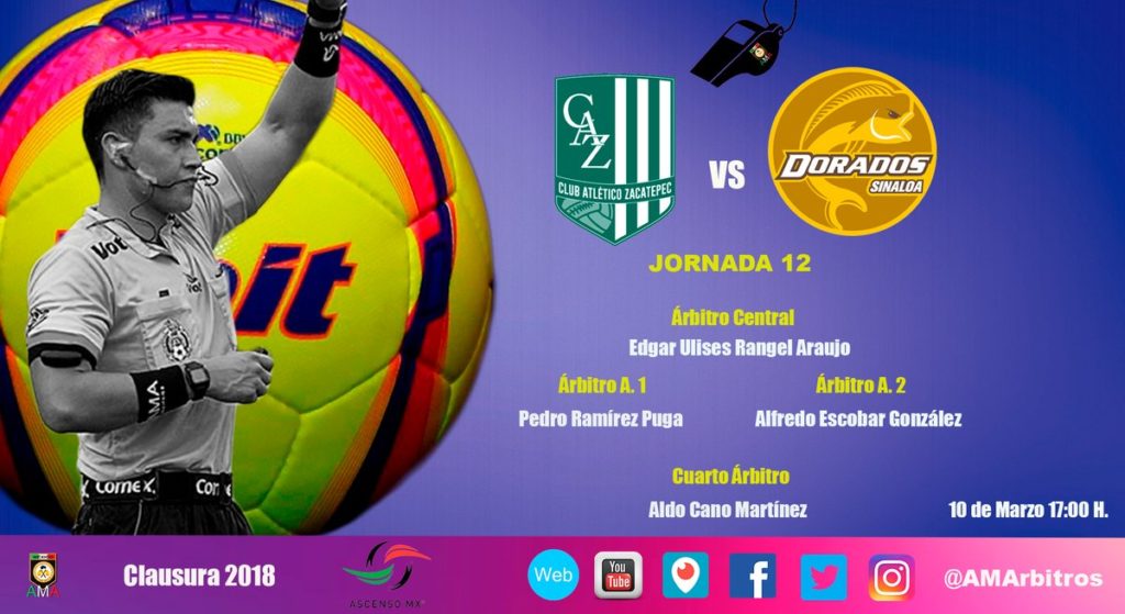 Zacatepec vs Dorados en Vivo Ascenso MX 2018