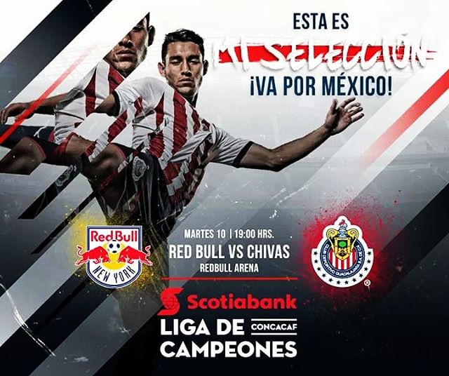 en que canal juega New York Red Bulls vs Chivas en Vivo CONCACAF Liga de Campeones 2018