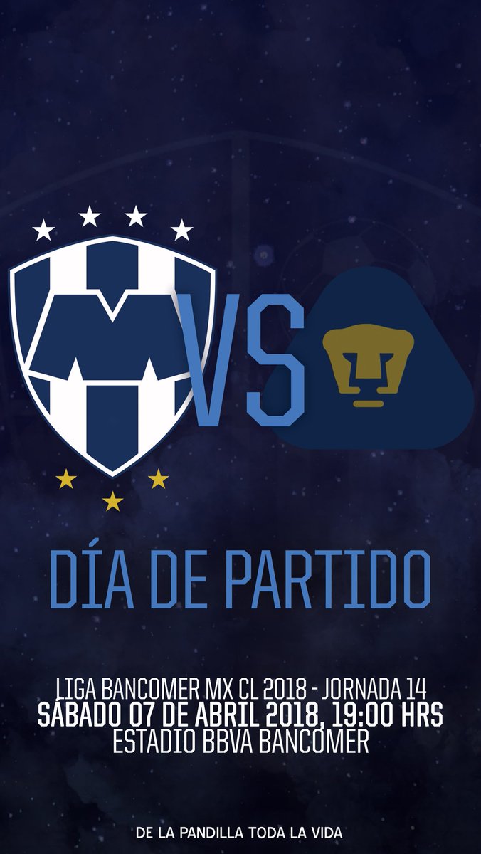 En que canal juega Rayados vs Pumas en Vivo Liga MX 2018