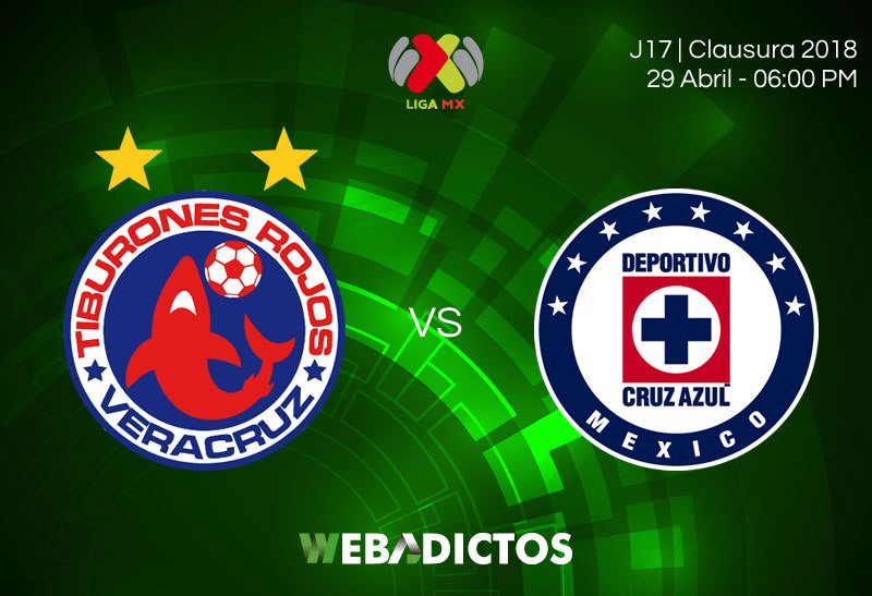 en que canal juega Veracruz vs Cruz Azul en Vivo Liga MX 2018