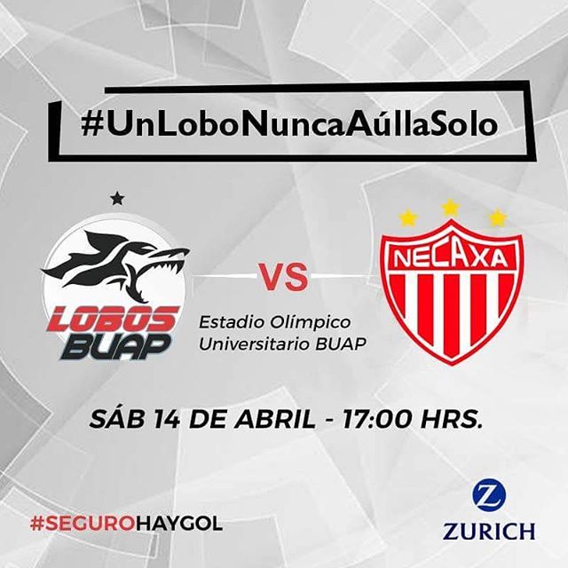Lobos BUAP vs Necaxa en Vivo por internet Liga MX 2018