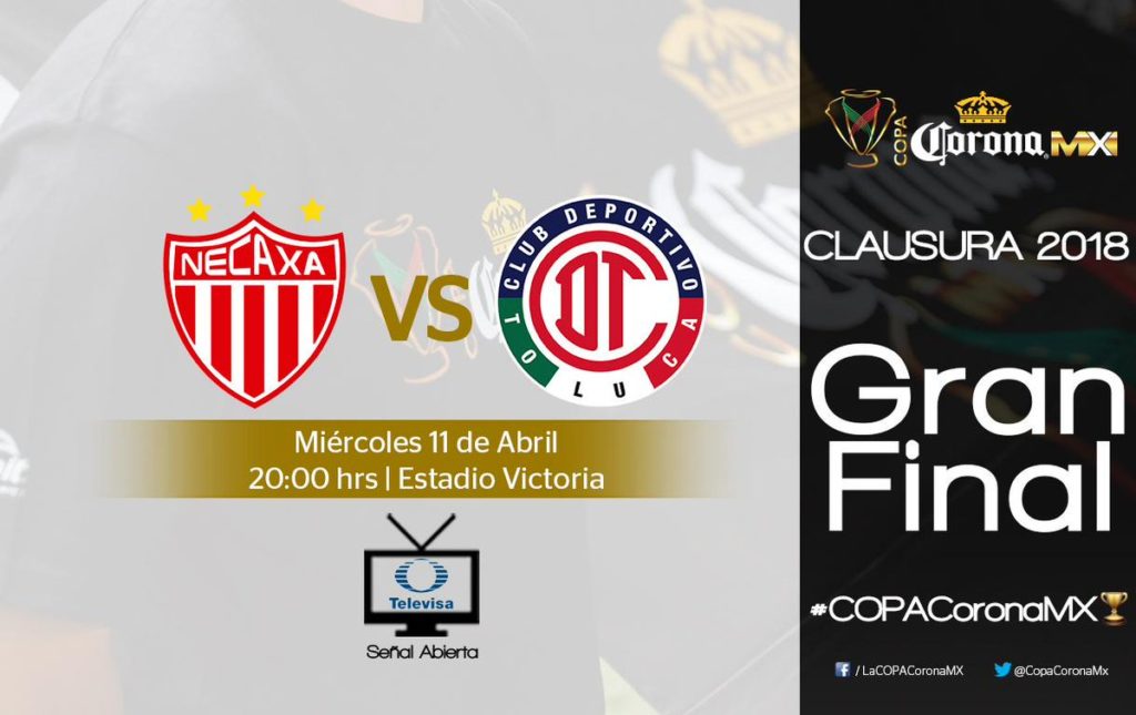 ver la final Necaxa vs Toluca en Vivo Copa MX 2018