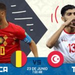 El partido Bélgica vs Túnez en Vivo en el mundial Rusia 2018