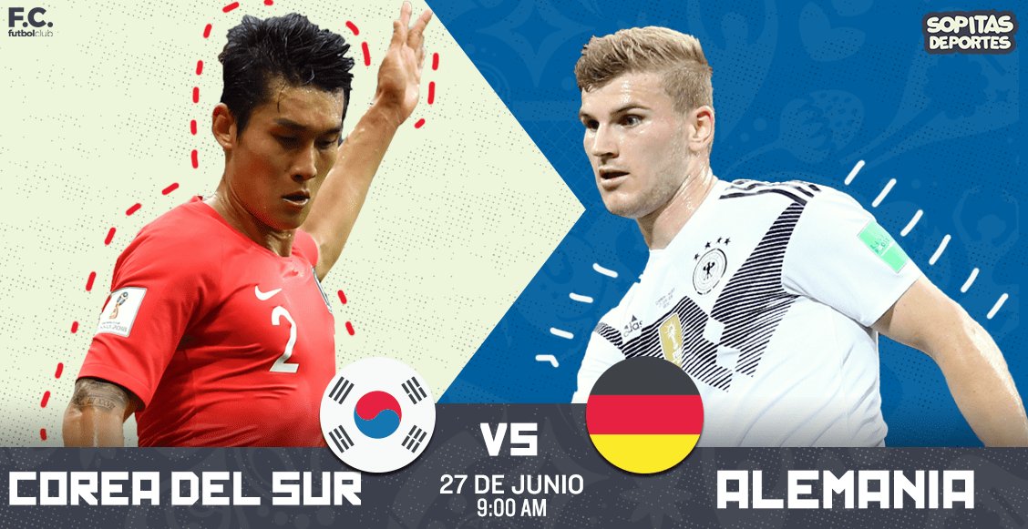 En vivo por SKY HD Corea del Sur vs Alemania Rusia 2018