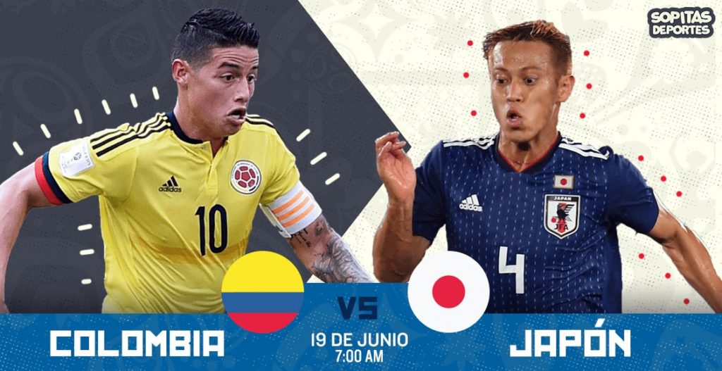 Partido por RCN en Vivo Colombia vs Japón Online Rusia 2018 2018