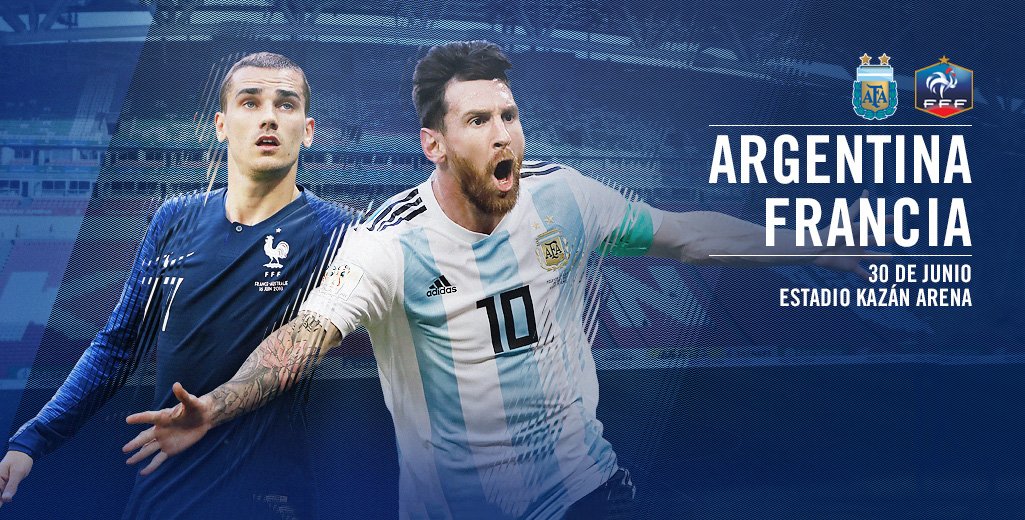 Ver los goles de Francia vs Argentina en Vivo Rusia 2018