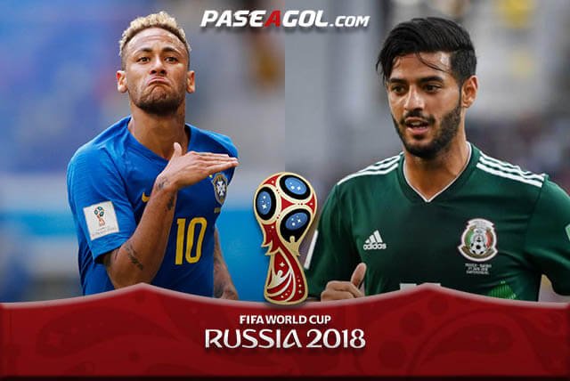 Por Azteca 7 y las estrellas México vs Brasil en Vivo Rusia 2018