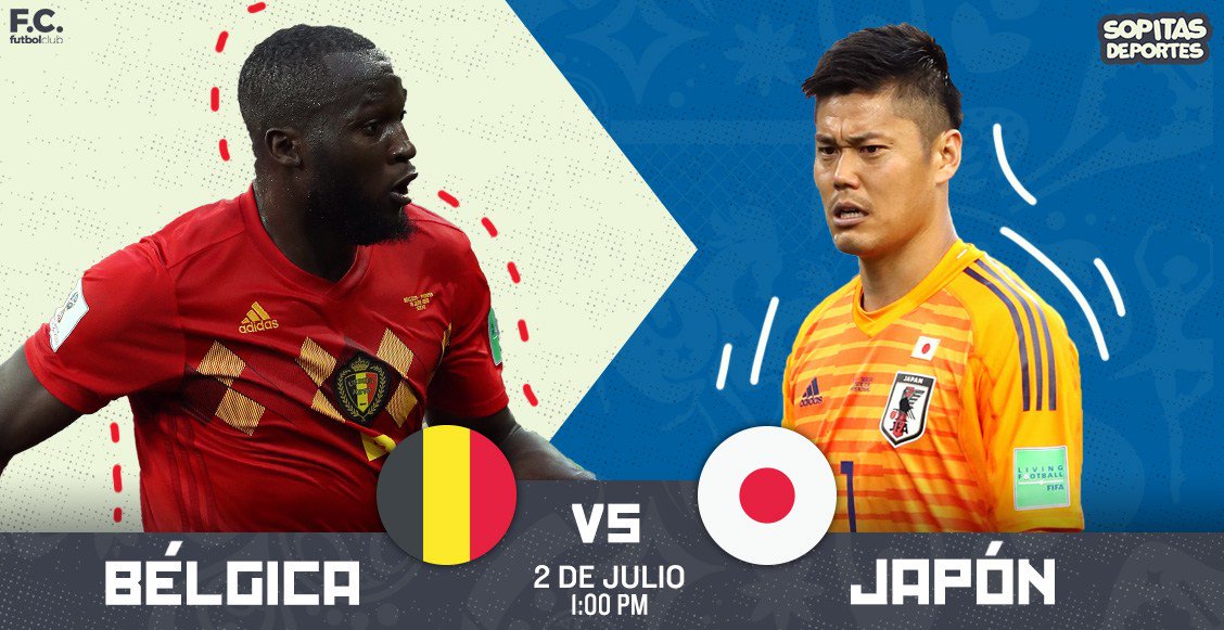 Por SKY Bélgica vs Japón en Vivo Rusia 2018