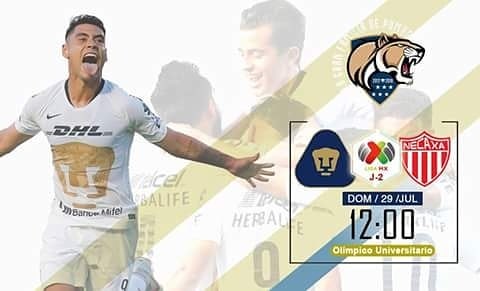 Pumas vs Necaxa en Vivo Canal 2 Liga MX 2018