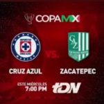 Copa MX Cruz Azul vs Zacatepec en Vivo 2018