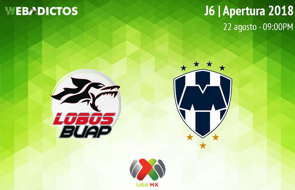 Jornada 6 Lobos BUAP vs Rayados en Vivo Liga MX 2018 | A que hora juega en  Vivo