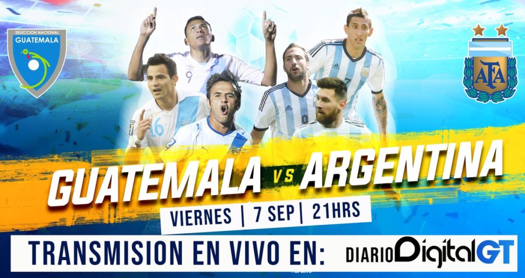 Argentina vs Guatemala en Vivo 2018 Amistoso 2018