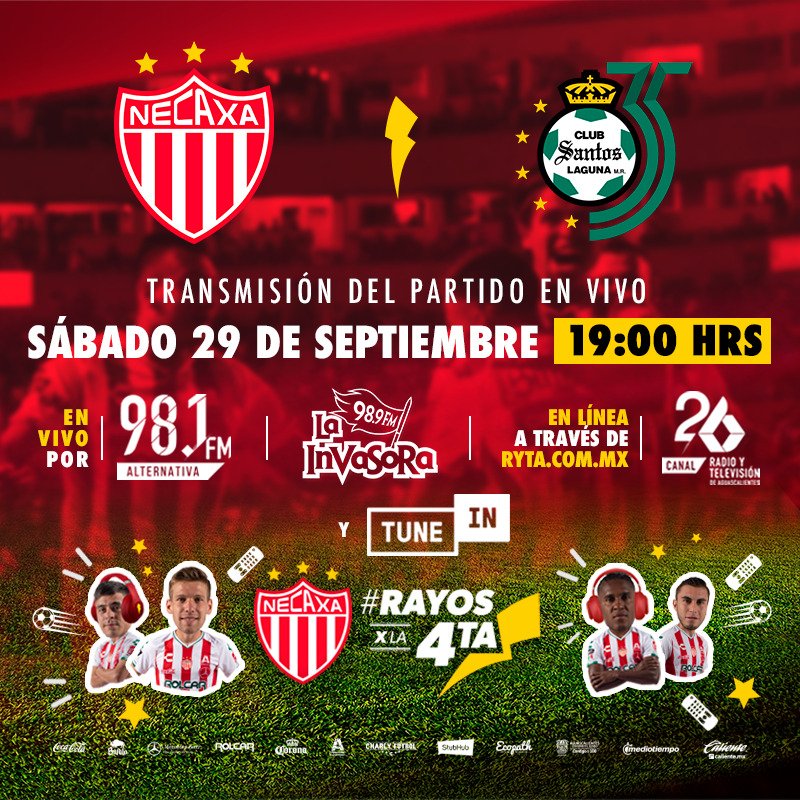 Partido de hoy Necaxa vs Santos en Vivo 2018 Liga MX