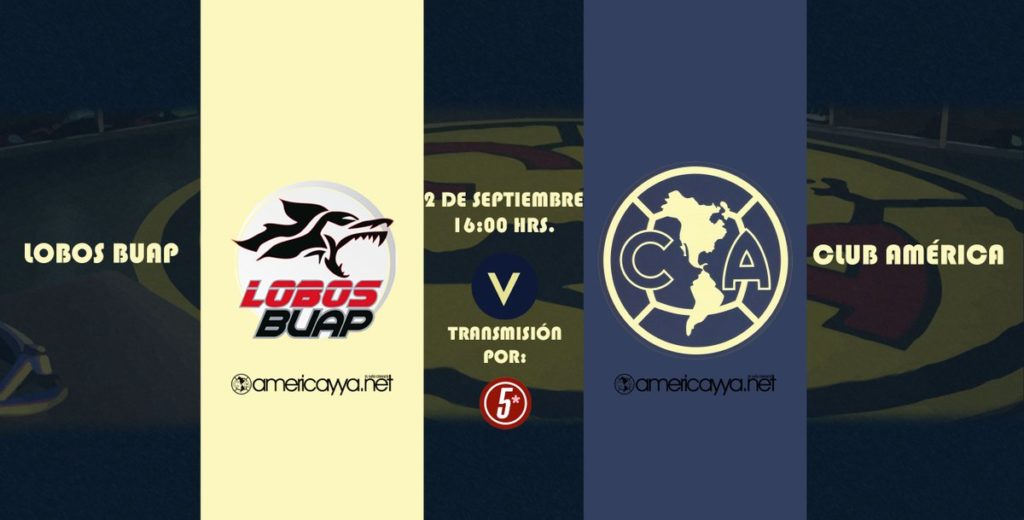 Partido Lobos BUAP vs América en Vivo Jornada 8 Liga MX 2018