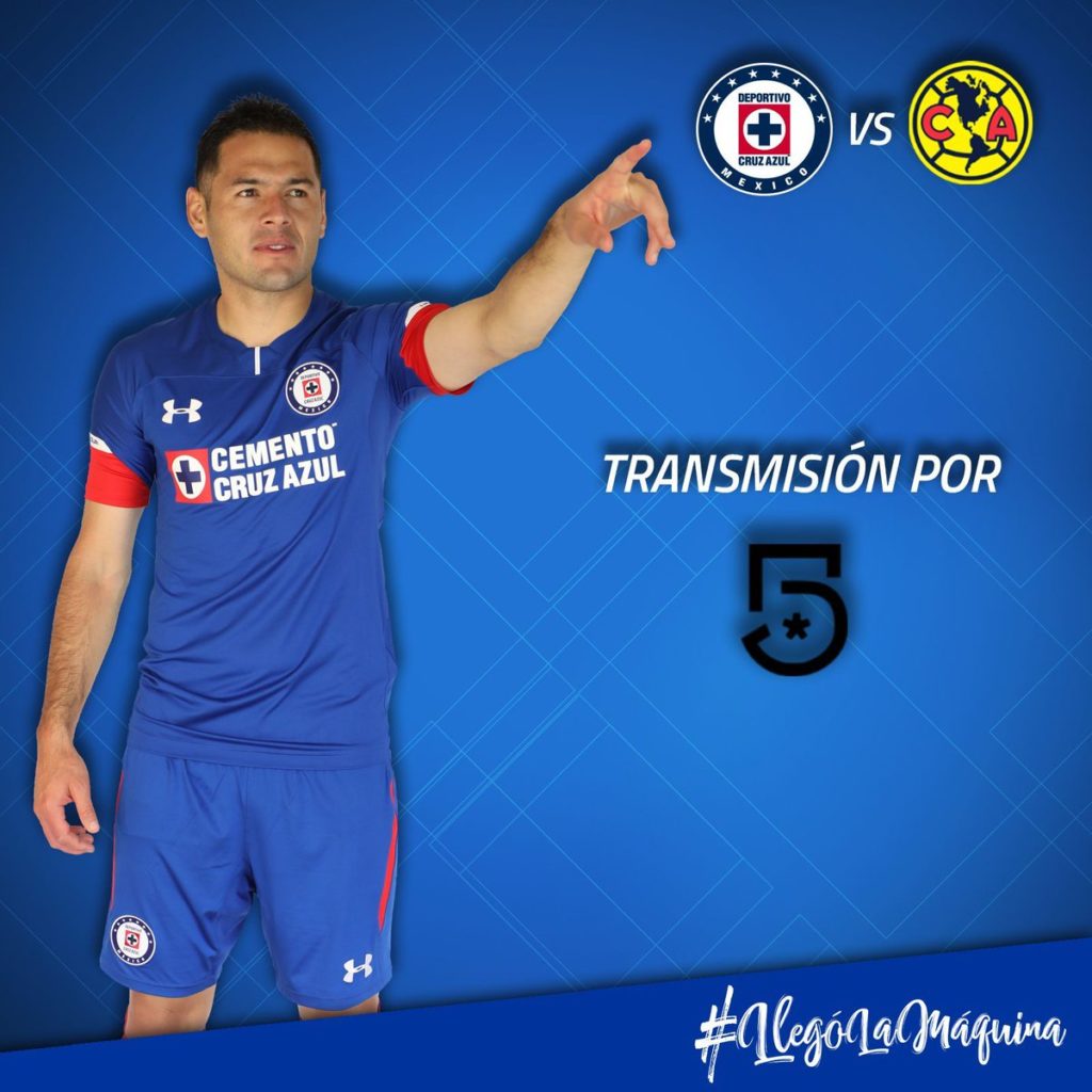En vivo Clásico Cruz Azul vs América 2018 Liga MX