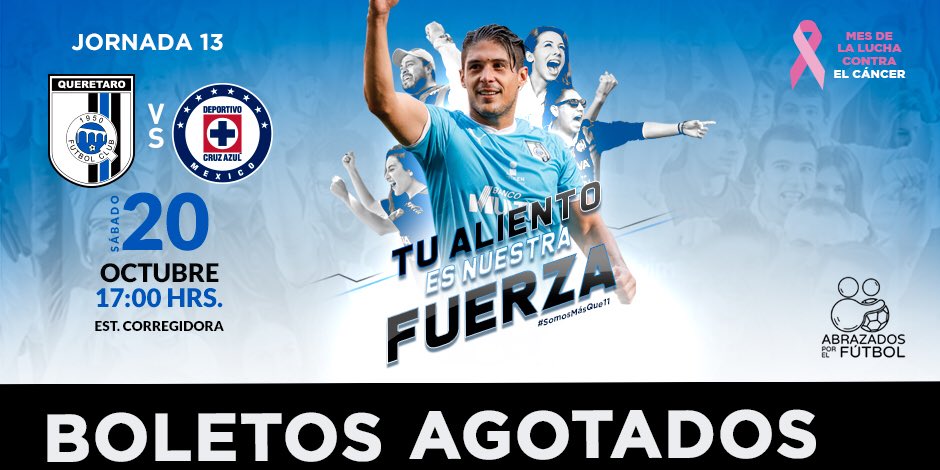 Partido Querétaro vs Cruz Azul 2018 en Vivo Liga MX
